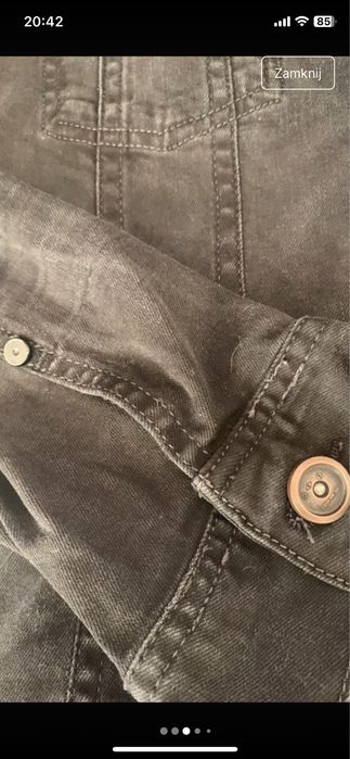 Kurtka jeansowa ponadczasowa czarna G-star raw M-cl