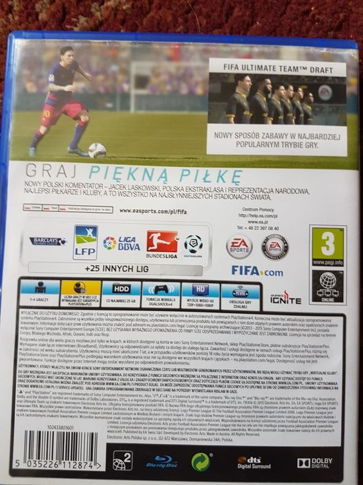 Gry Pa4 Fifa 16 Gra na PlayStation 4