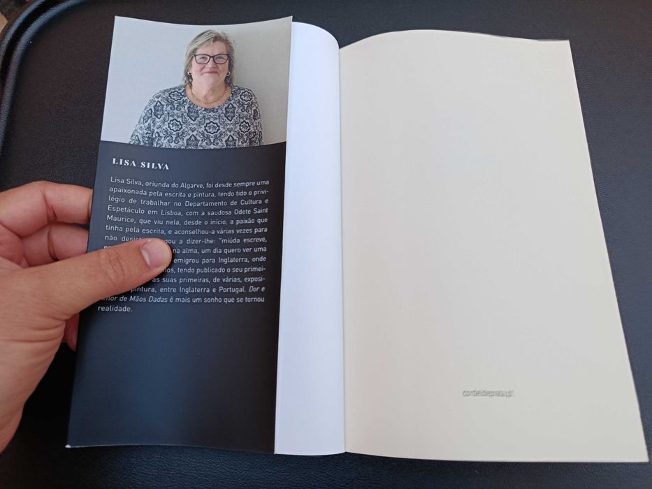 Livro "Dor e Amor de Mãos Dadas", de Lisa Silva
