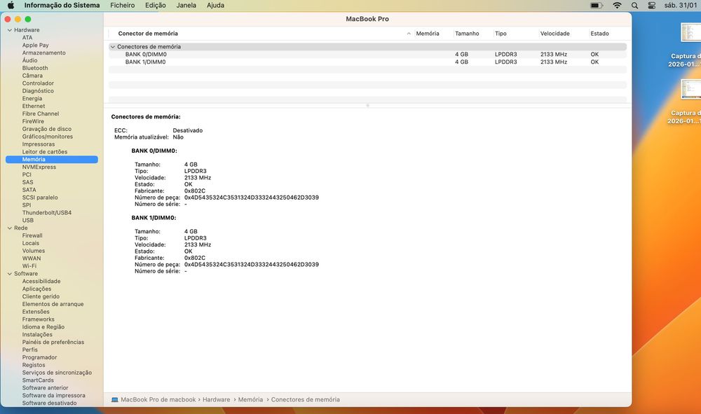 MacBook Pro 13” 2017 | i5 3.1GHz | 8GB | 256GB | Bateria nova