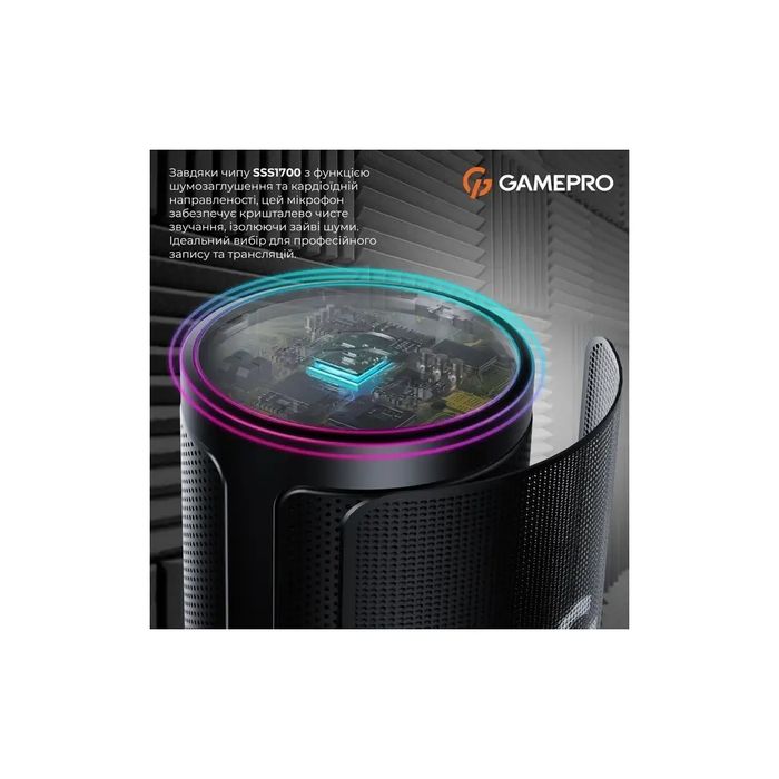 Мікрофон GamePro UGM105B Black