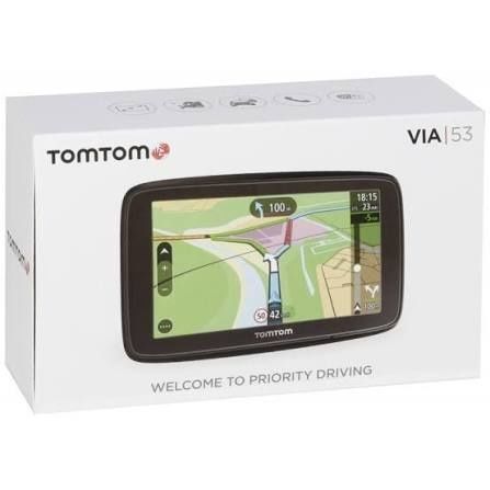 GPS TomTom 5" c/ mapa da Europa com atualização vitalícia