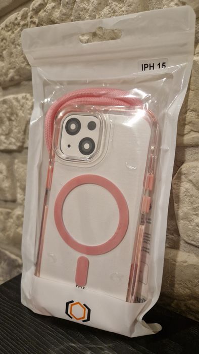 Etui Strap do Iphone 15 Różowy