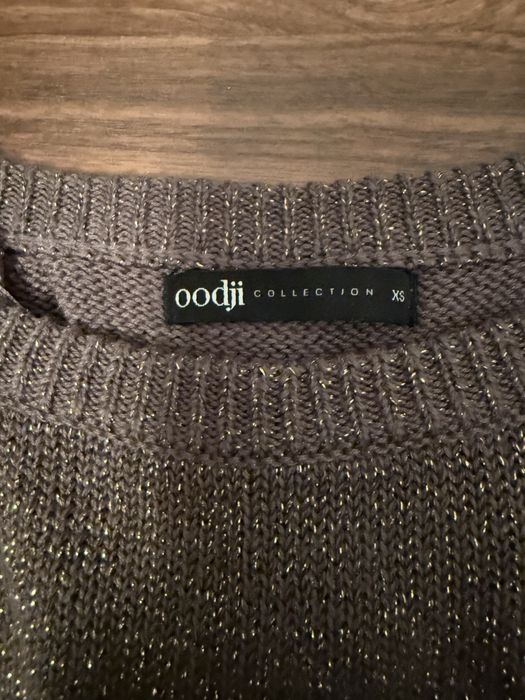 Стильний светр з люрексом Oodji — універсальна база (XS)