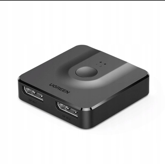 Ugreen CM430 rozdzielacz sygnału 2x DisplayPort  do 1x Display