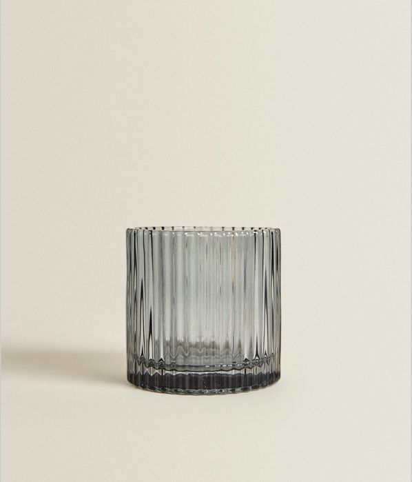 Porta-Velas De Vidro Zara Home NOVO