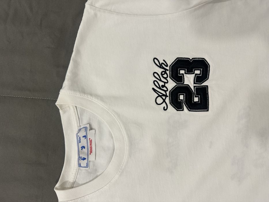 Off-White 23 Logo / Varsity Tee (Milan 2013)