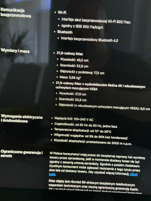 Komputer Apple iMac