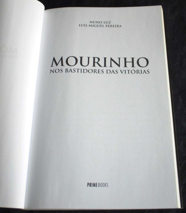 Livro Mourinho Nos Bastidores das Vitórias