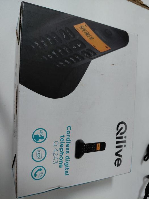 Telefone fixo portátil marca Qilive