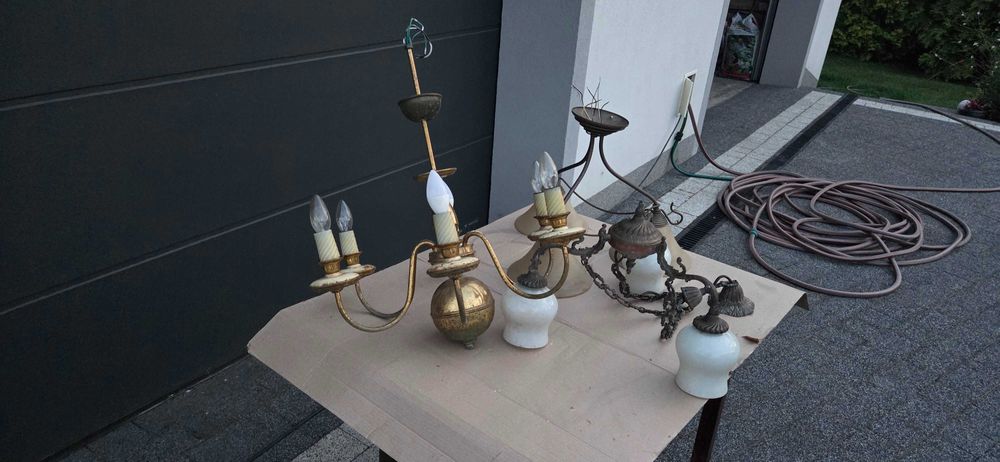 Lampy wiszące z okresu PRL