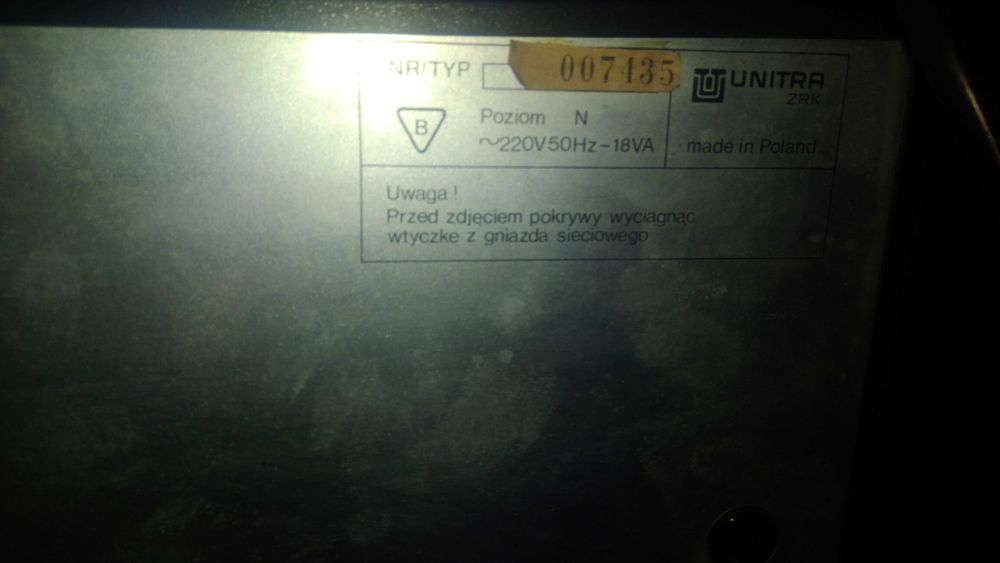 Unitra deck oraz tuner