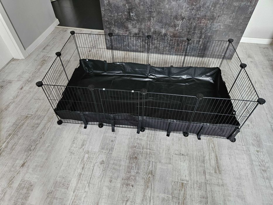 Klatka dla gryzoni chomików królików świnek z drzwiami i podłogą NOWA