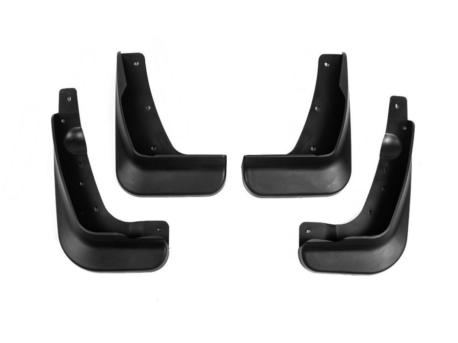 Mitsubishi Lancer X 2008- Бризковики Premium (З боковою спідницею)