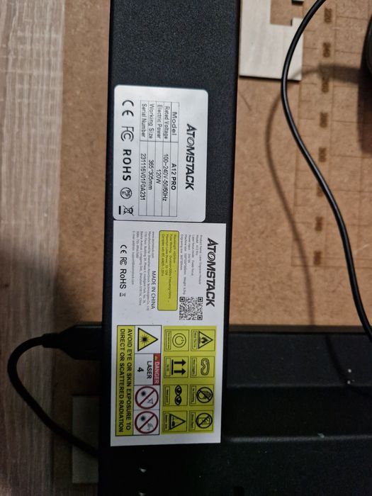 Máquina Gravação a laser Atomstack A12 Pro