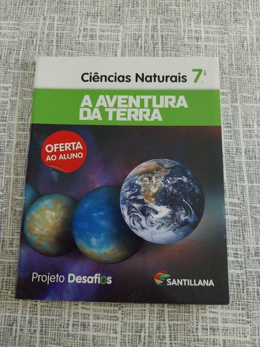 Manual e caderno de actividades Ciências Naturais 7° ano