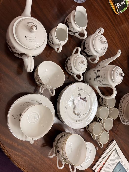 Conjunto de café e chá