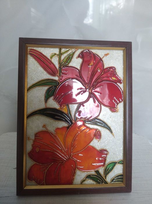 Розпис на склі .