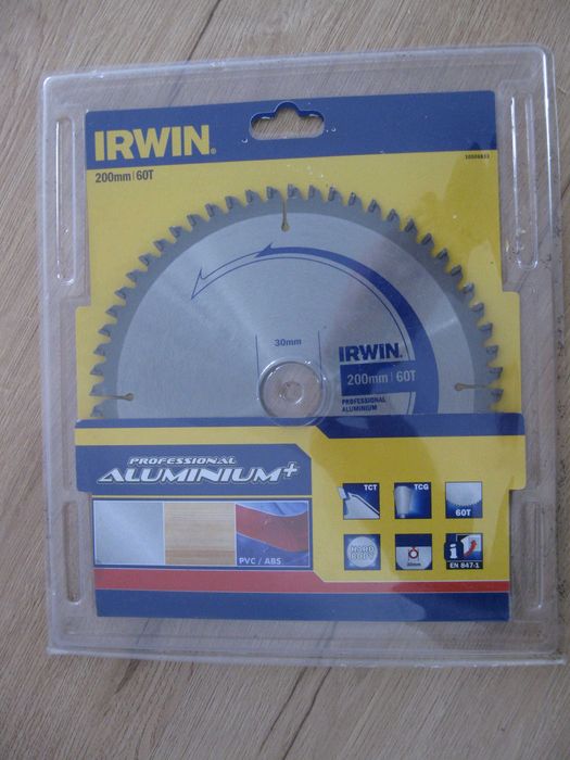 Piła tarczowa IRWIN do aluminium + PVC ABS