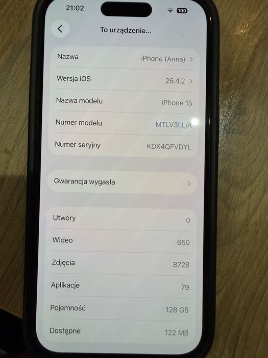 Iphone 15 w dobrym stanie