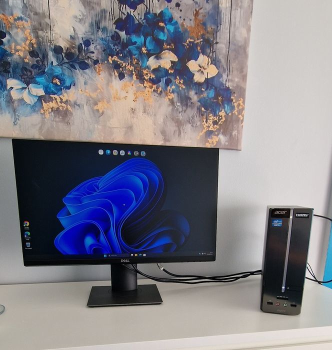 Acer xc600 - i3/8GB/128+500GB Windows Pro e office vitalício