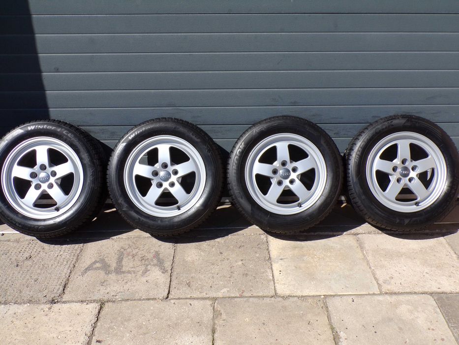 ! Koła zimowe aluminiowe 16 5x112 Audi A4 B9 B8 205/60r16 Hankook 22r
