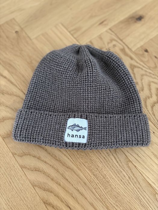 Nowa oryginalna czapka HANSA wełna merino!