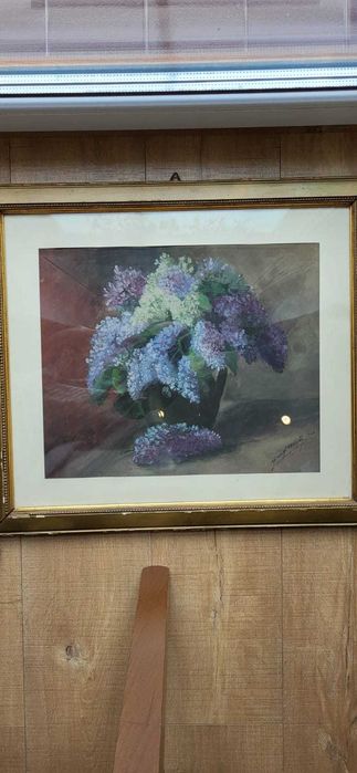 Obraz akwarela 1903 rok