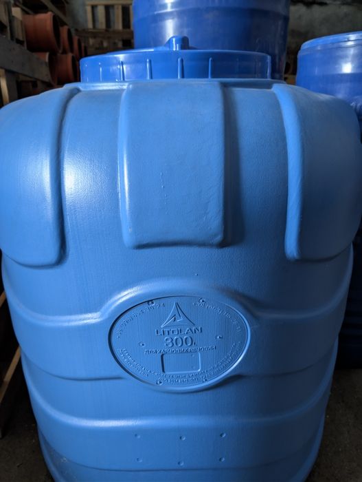 Баки ємності бочки для води 100, 200, 300, 500, 1000 літрів