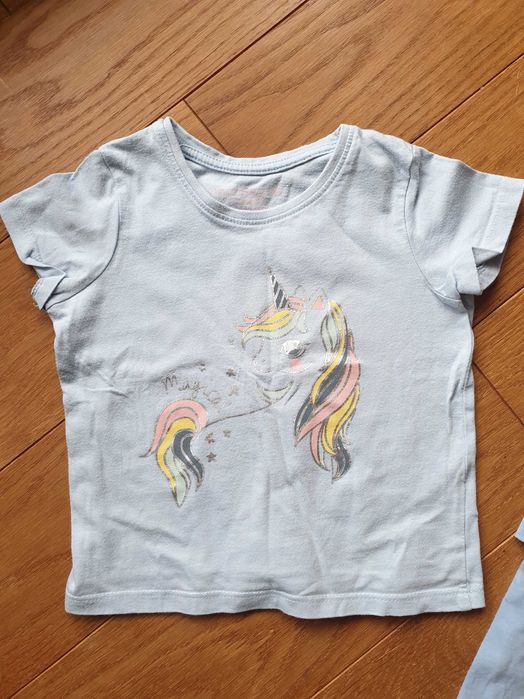 Bluzeczki krótki rękaw 1,5-2 lata