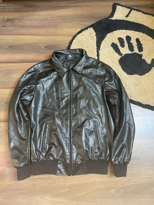 Włoska Kurtka Damska Skórzana Bomberka XXL