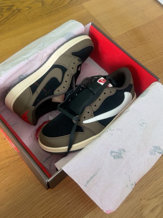 Nike Air Jordan 1 Low x Travis Scott – brązowo-czarne