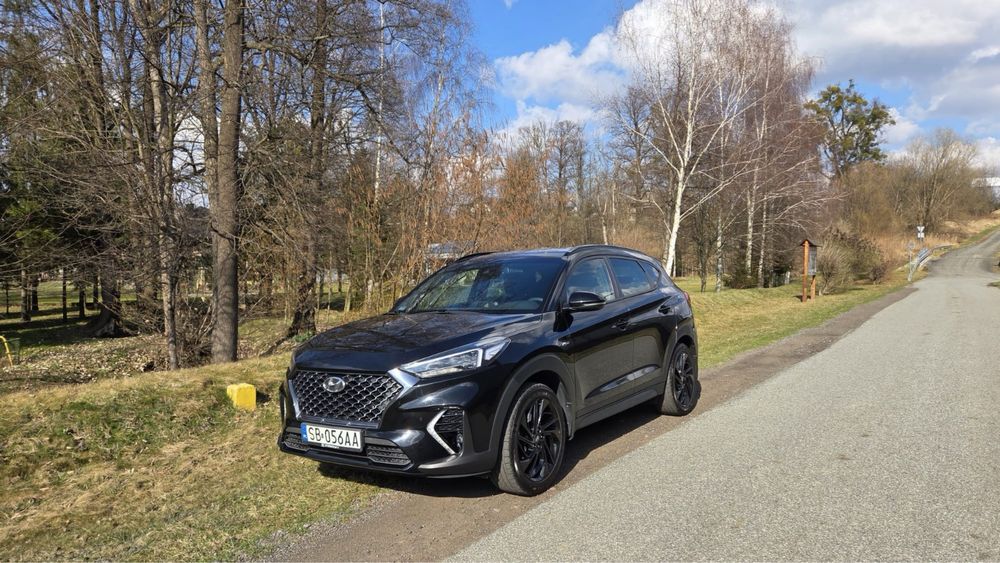 Hyundai Tuscon N-LINE 1.6 T-GDI 177 KM Automat 7DCT 4X4 Salon Polska