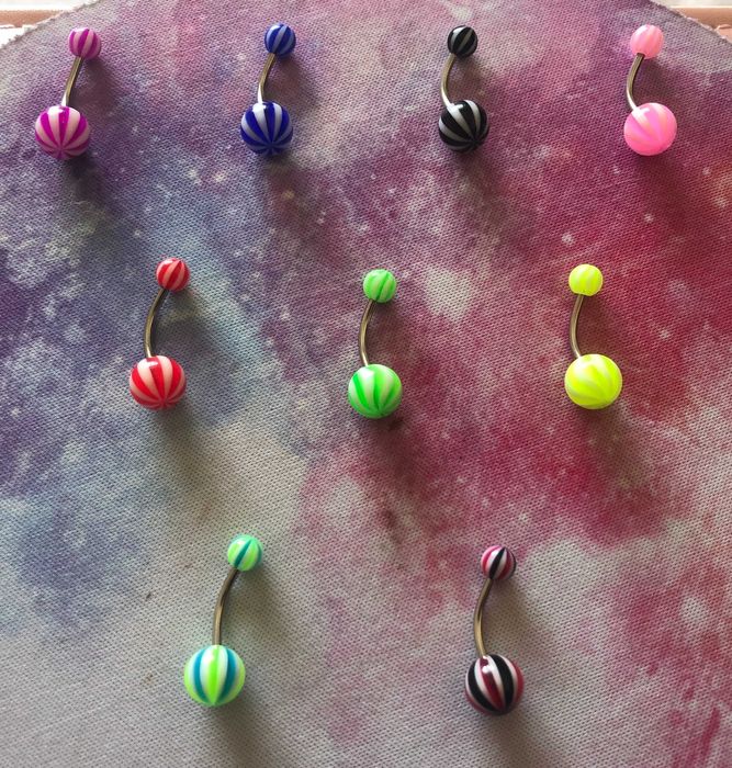 Piercings umbigo novos