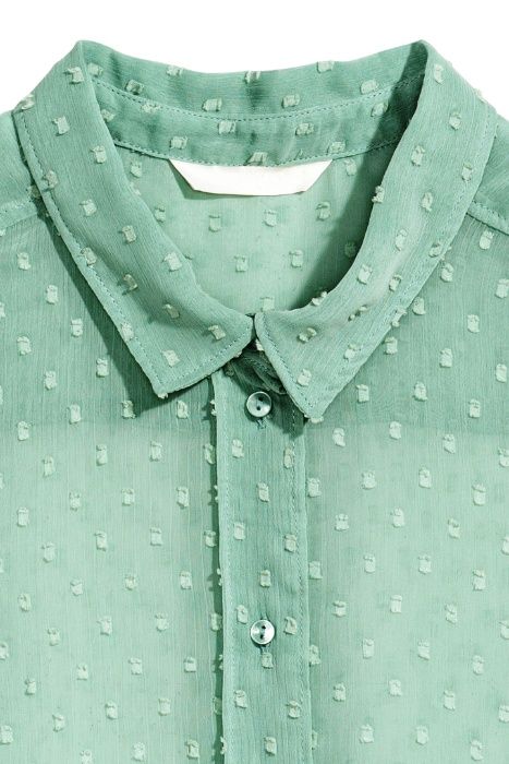 Miętowozielona bluzka bez rękawów H&M 34/XS