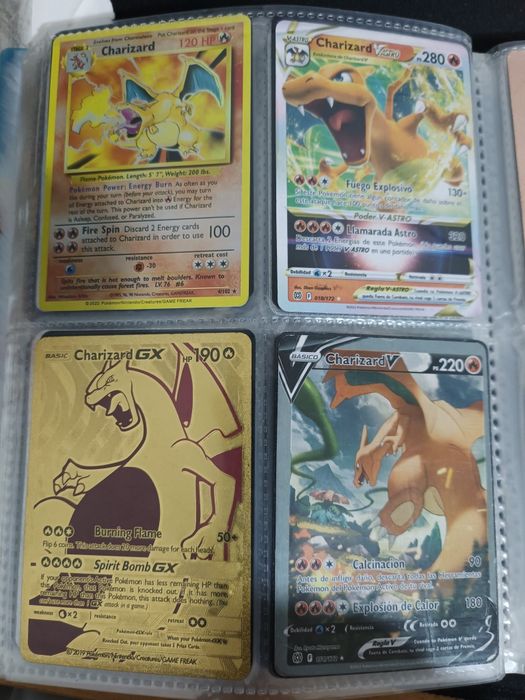 Cartas Pokémon em ótimo estado