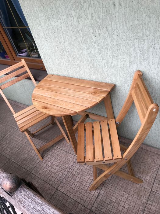 Стіл круглий розкладний