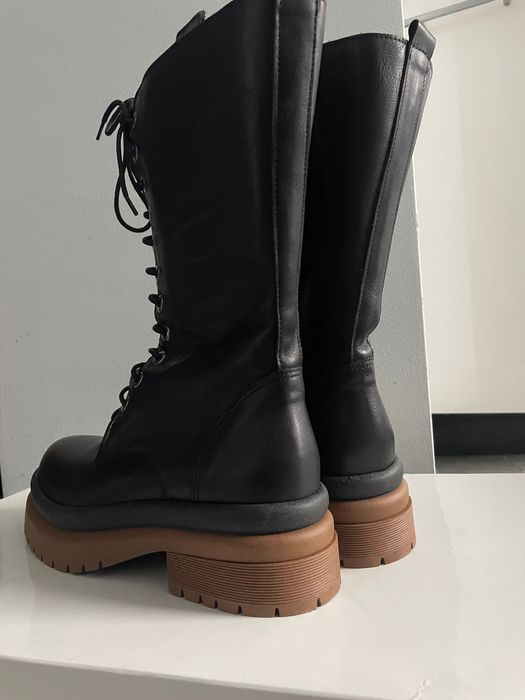 Skórzane buty Hegos nowe