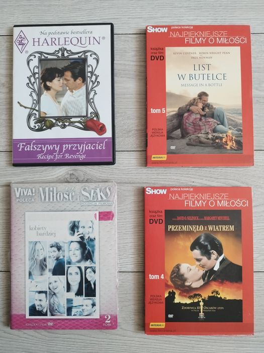 Przeminęło z wiatrem,List w butelce i inne filmy romantyczne na dvd