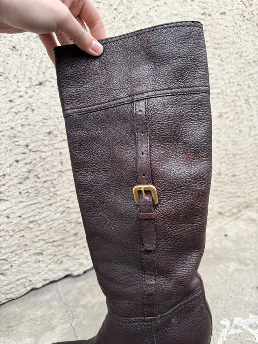 Prada чоботи оригінал / шкіра / 38,5–39