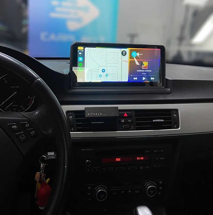 BMW CarPlay Android Tela Touch Serie 1 a 7/ E90/E80/E70 outros modelos