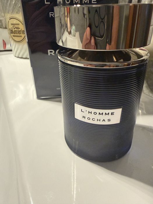 L’homme Rochas EDT 100 ml em caixa usado só uma vez, novo 100Ml