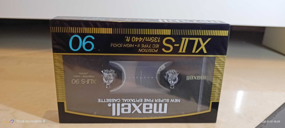 Kaseta magnetofonowa Maxell XL II S90 NOWA