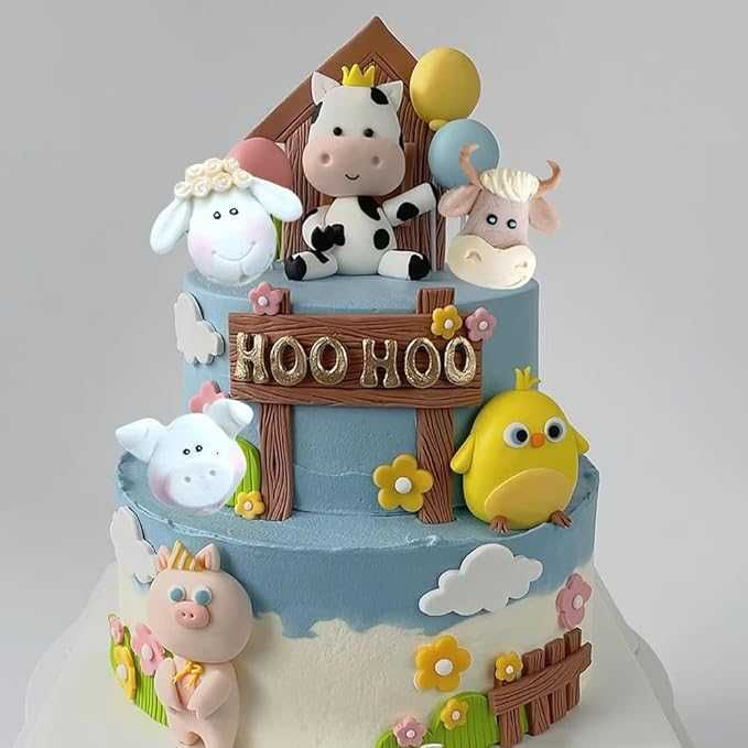 Forma Silikonowa Kształcie Zwierząt Krowy Świni Owcy Formy Silikonowe