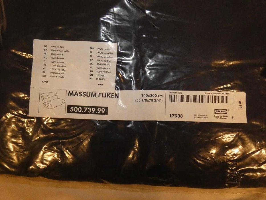 pokrowiec materac IKEA massum FLIKEN 140x200 cm