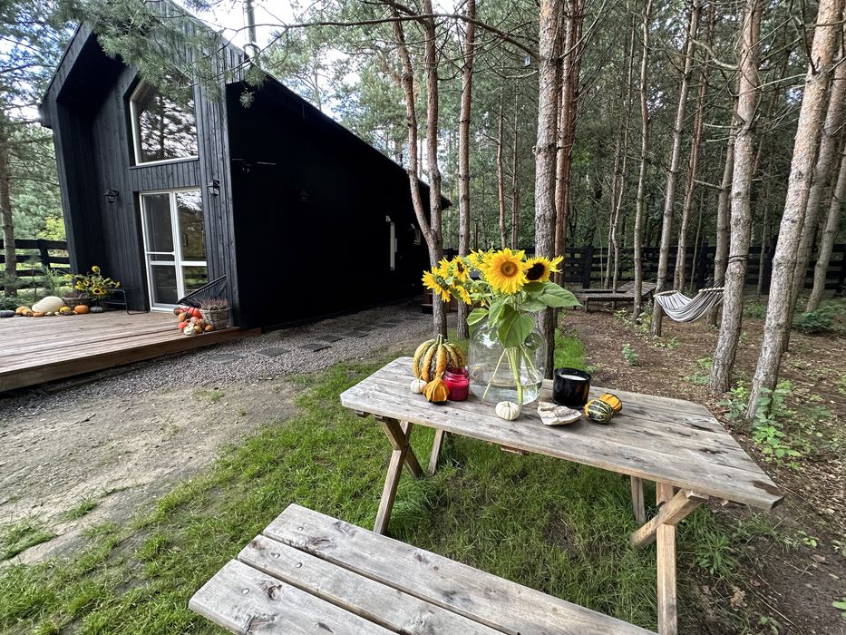 Domek wśród boru z balią jacuzzi noclegi k. Bałtów Sandomierz