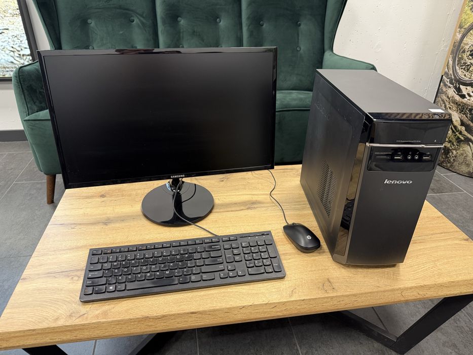 Komputer Lenovo 3,5GHz/8GB DDR3/2TB + Monitor Samsung 22 FullHD