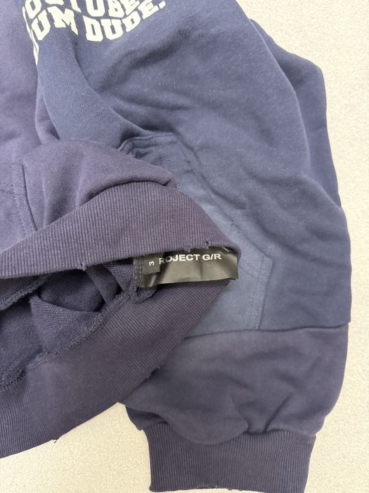 зип худи Grailz Project Navy  g/r vetements