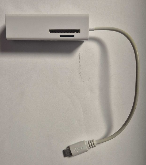 USB OTG 3 Port Hub & Card Reader