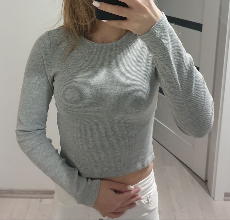 Bluzka szara xs.